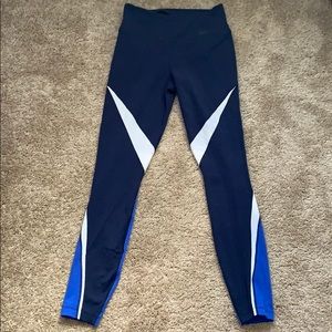 Ankle length navy blue nike leggings
